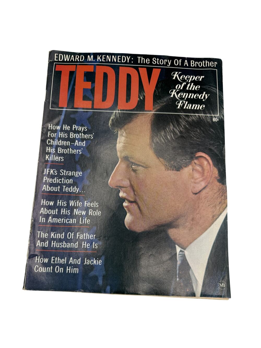 📘 Teddy Edward M Kennedy Story Of A Brother Vintage 1968 JFK Family Bio PB Book